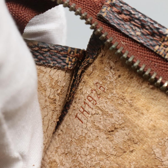 LOUIS VUITTON Damier Ebene Poche Toilette 26 Pouch N47543 LV Auth 119346