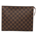 LOUIS VUITTON Damier Ebene Poche Toilette 26 Pouch N47543 LV Auth 119346-13