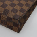 LOUIS VUITTON Damier Ebene Poche Toilette 26 Pouch N47543 LV Auth 119346-7