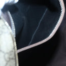 GUCCI GG Supreme Shoulder Bag PVC Leather Beige Gold 201448 Auth 119359-23