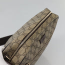 GUCCI GG Supreme Shoulder Bag PVC Leather Beige Gold 201448 Auth 119359-6