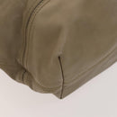 BURBERRY Shoulder Bag Leather Beige Auth 119364-15