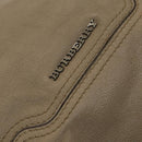 BURBERRY Shoulder Bag Leather Beige Auth 119364-17