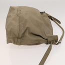 BURBERRY Shoulder Bag Leather Beige Auth 119364-3