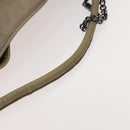 BURBERRY Shoulder Bag Leather Beige Auth 119364-7