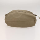 BURBERRY Shoulder Bag Leather Beige Auth 119364-5