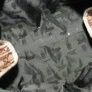 GUCCI GG Crystal Hand Bag Coated Canvas Brown Gold 197020 Auth 119369-11