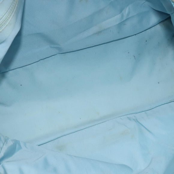 CHANEL New Travel line Tote Bag Nylon Light Blue CC Auth 119372