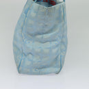 CHANEL New Travel line Tote Bag Nylon Light Blue CC Auth 119372-5