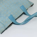 CHANEL New Travel line Tote Bag Nylon Light Blue CC Auth 119372-6