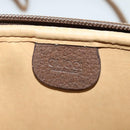 GUCCI GG Supreme Shoulder Bag PVC Leather Beige Gold Auth 119374-18