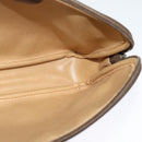 GUCCI GG Supreme Shoulder Bag PVC Leather Beige Gold Auth 119374-19