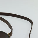 Christian Dior Trotter Canvas Shoulder Bag Brown Auth 119375-10