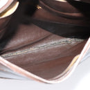 Christian Dior Trotter Canvas Shoulder Bag Brown Auth 119375-18