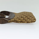 Christian Dior Trotter Canvas Shoulder Bag Brown Auth 119375-4