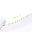 CHANEL Matelasse Chain Shoulder Bag Lamb Skin White CC Auth 119388-18