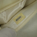 CHANEL Matelasse Chain Shoulder Bag Lamb Skin White CC Auth 119388-12