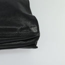 CHANEL COCO Mark Hand Bag Caviar Skin Black Gold CC Auth 119391-14