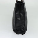 CHANEL COCO Mark Hand Bag Caviar Skin Black Gold CC Auth 119391-3