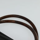 CHANEL COCO Mark Hand Bag Caviar Skin Black Gold CC Auth 119391-8