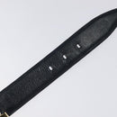 Salvatore Ferragamo Gancini Belt Leather 34.6"" Navy Auth 119422-9