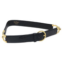 Salvatore Ferragamo Gancini Belt Leather 34.6"" Navy Auth 119422-1