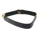 Salvatore Ferragamo Gancini Belt Leather 34.6"" Navy Auth 119422-2