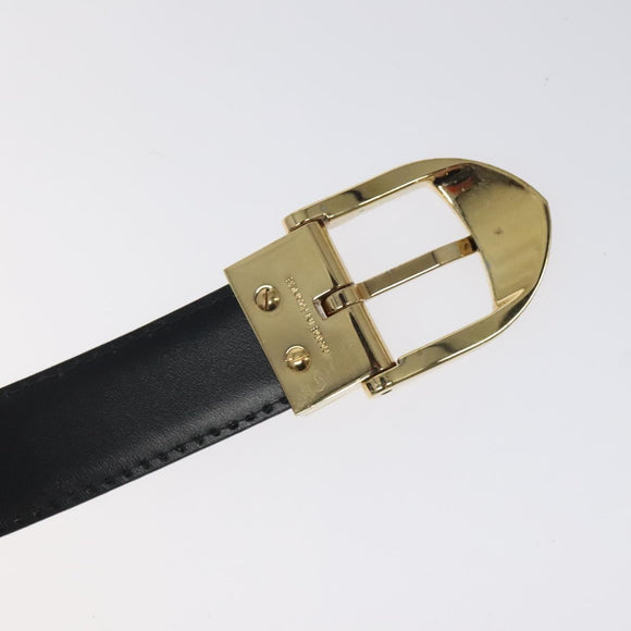 LOUIS VUITTON Epi Ceinture Classic Belt 33.5"" Black LV Auth 119423