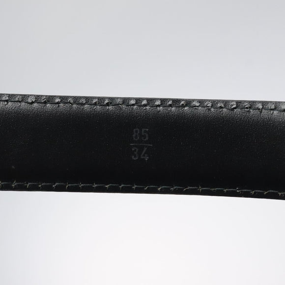 LOUIS VUITTON Epi Ceinture Classic Belt 33.5"" Black LV Auth 119423