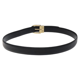 LOUIS VUITTON Epi Ceinture Classic Belt 33.5"" Black LV Auth 119423 - 0