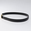 LOUIS VUITTON Epi Ceinture Classic Belt 33.5"" Black LV Auth 119423-3