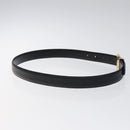 LOUIS VUITTON Epi Ceinture Classic Belt 33.5"" Black LV Auth 119423-4