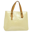 LOUIS VUITTON Monogram Vernis Brentwood Shoulder Bag Perle M91512 LV Auth 119439-1