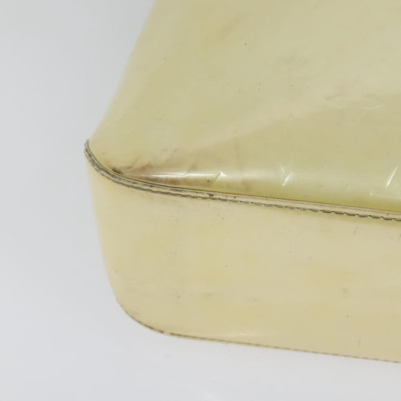 LOUIS VUITTON Monogram Vernis Brentwood Shoulder Bag Perle M91512 LV Auth 119439