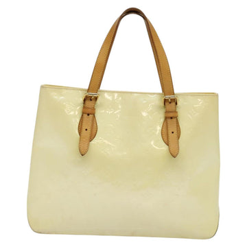 LOUIS VUITTON Monogram Vernis Brentwood Shoulder Bag Perle M91512 LV Auth 119439 - 0