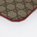 GUCCI GG Supreme Mini Hand Bag PVC Leather Beige 114600 Auth 119443-16