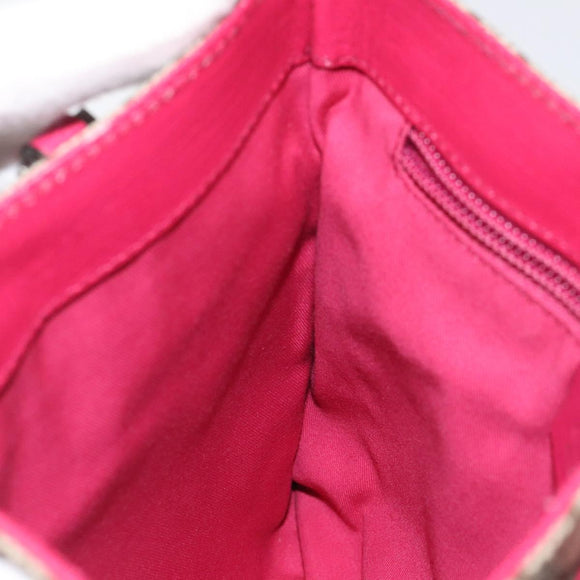 GUCCI GG Supreme Mini Hand Bag PVC Leather Beige 114600 Auth 119443