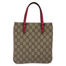 GUCCI GG Supreme Mini Hand Bag PVC Leather Beige 114600 Auth 119443-2