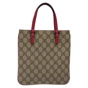 GUCCI GG Supreme Mini Hand Bag PVC Leather Beige 114600 Auth 119443 - 0