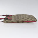 GUCCI GG Supreme Mini Hand Bag PVC Leather Beige 114600 Auth 119443-4