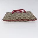 GUCCI GG Supreme Mini Hand Bag PVC Leather Beige 114600 Auth 119443-5