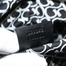 GUCCI Tote Bag Leather Black Gold 189892 Auth 119445-20