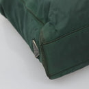 PRADA Hand Bag Nylon Khaki Auth 119457-11