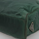 PRADA Hand Bag Nylon Khaki Auth 119457-12