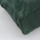 PRADA Hand Bag Nylon Khaki Auth 119457-13