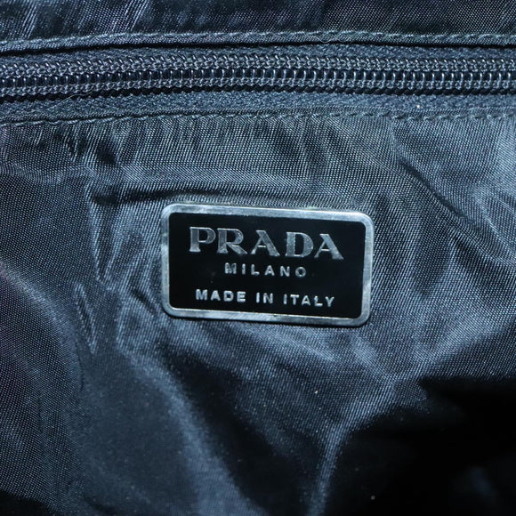 PRADA Hand Bag Nylon Khaki Auth 119457