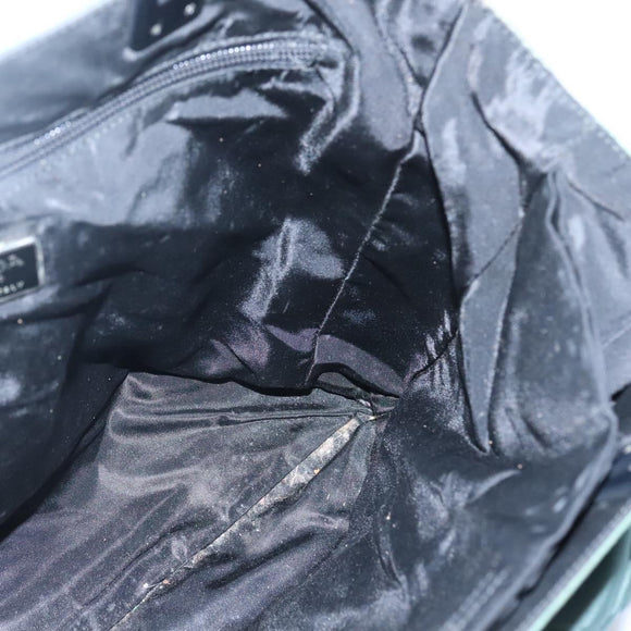 PRADA Hand Bag Nylon Khaki Auth 119457