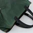PRADA Hand Bag Nylon Khaki Auth 119457-6