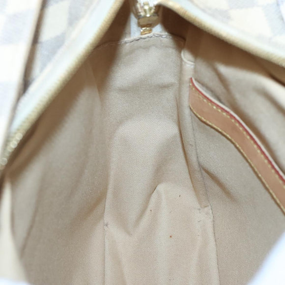 LOUIS VUITTON Damier Azur Naviglio Shoulder Bag N51189 LV Auth 119481