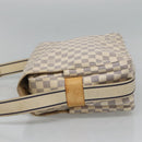 LOUIS VUITTON Damier Azur Naviglio Shoulder Bag N51189 LV Auth 119481-4